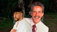 En la foto: Bad Bunny y Frankie Ruiz