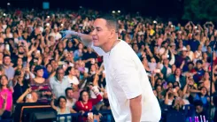 En la foto: Víctor Manuelle en concierto